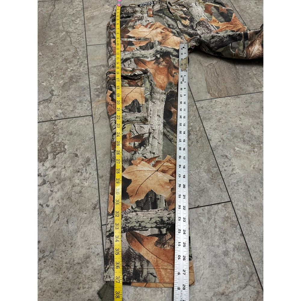 Jordan Craig Men Real Tree Camo Cargo Utility Pants 30x30 Cotton Tree Leaf Print - Picture 3 of 6